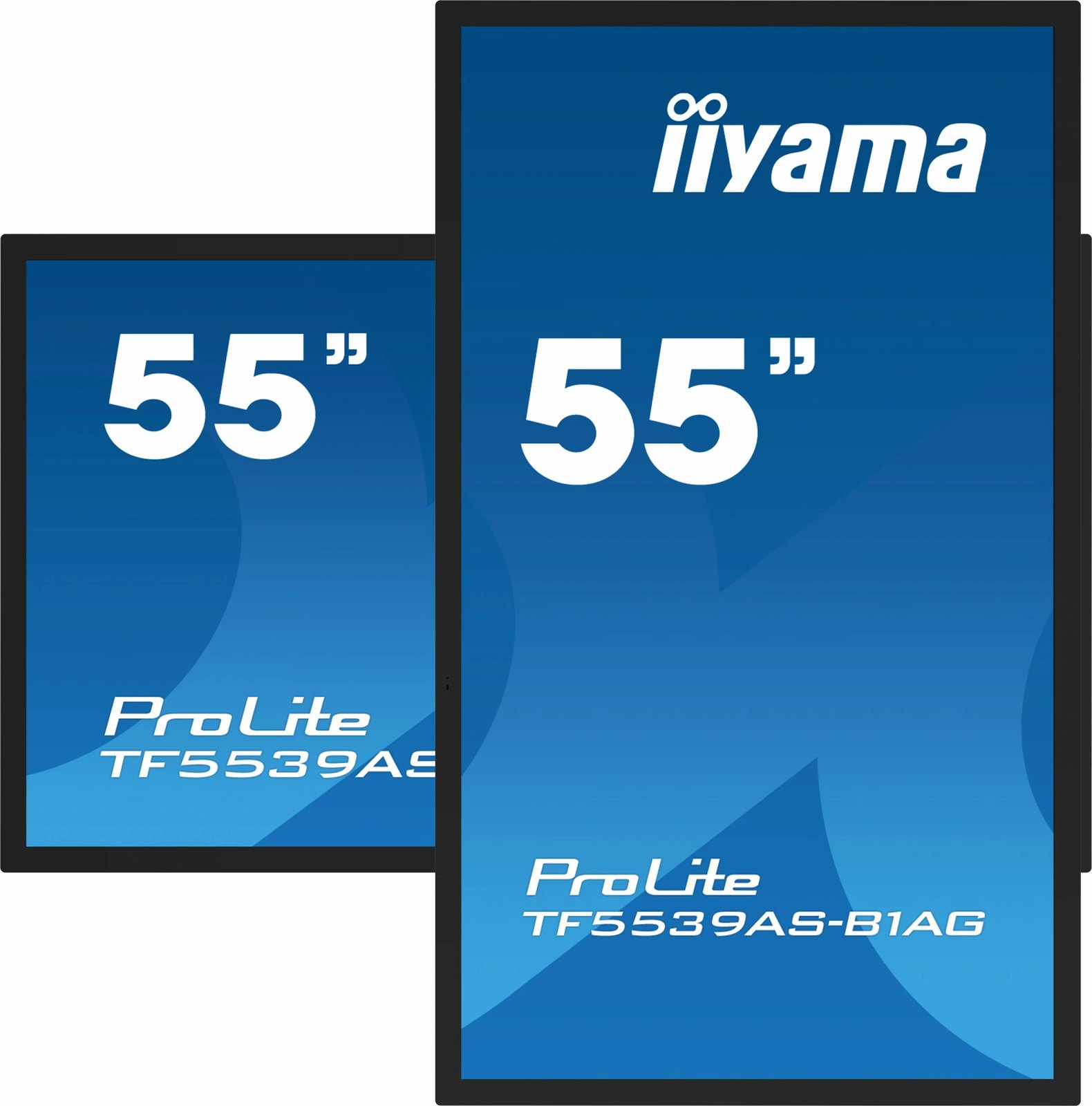 Ekran interaktiv iiyama TF5539AS-B1AG, 54.6", 4K, LED