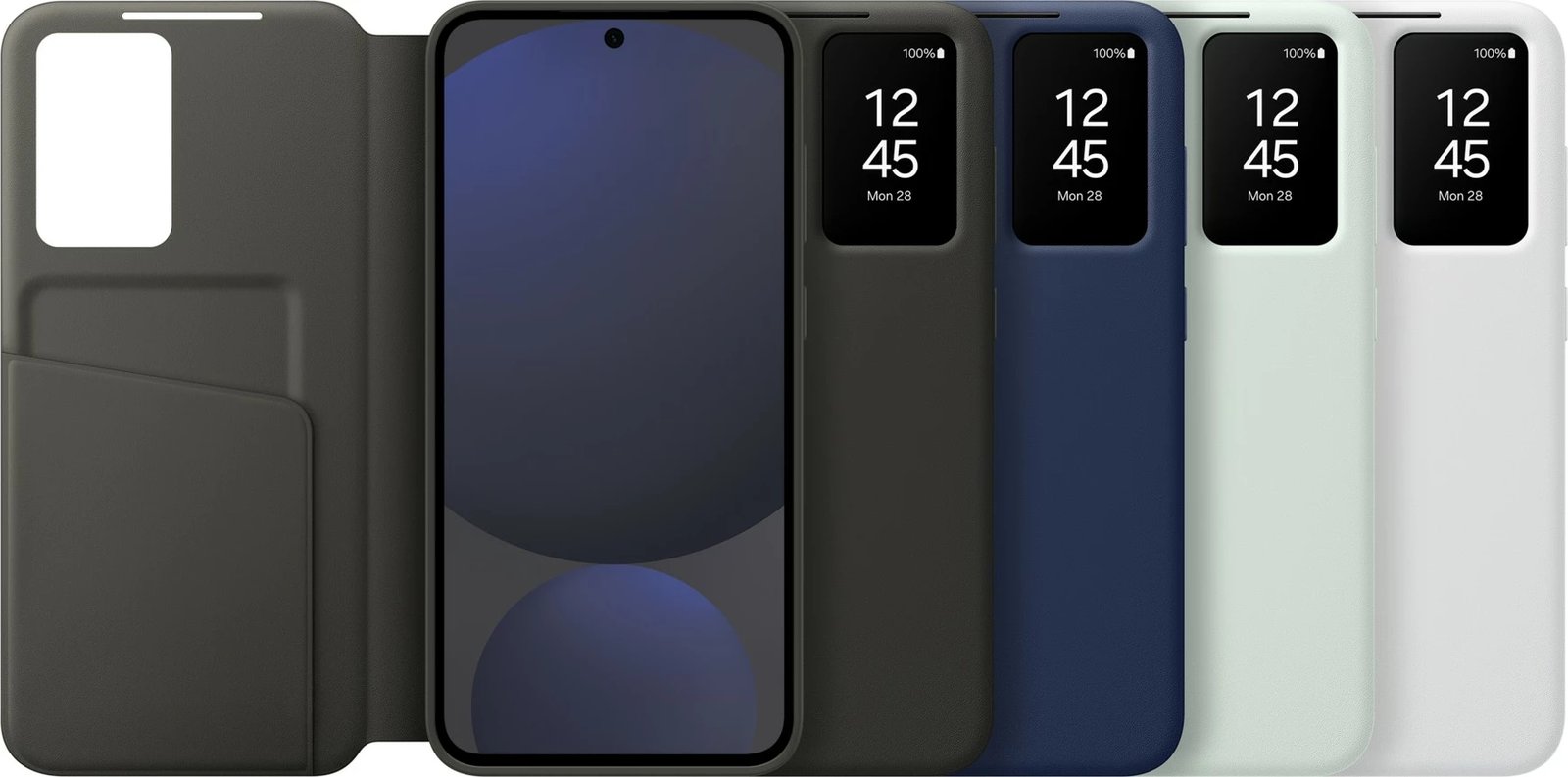 Mbështjellës Samsung Smart View për Galaxy S24 F, 17 cm (6.7"), i zi