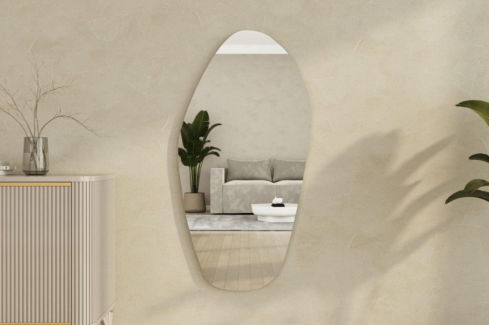 Pasqyrë Hanah Home, Bella, e zezë