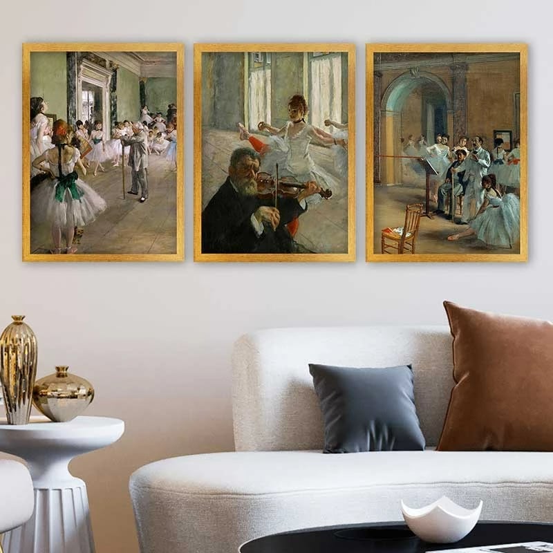 Pikturë dekorative me kornizë (3 copë), Wallity, 3AC_UN1914103_3545