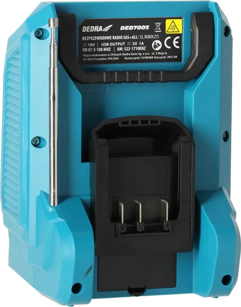 Radio DEDRA DED7005, Blu