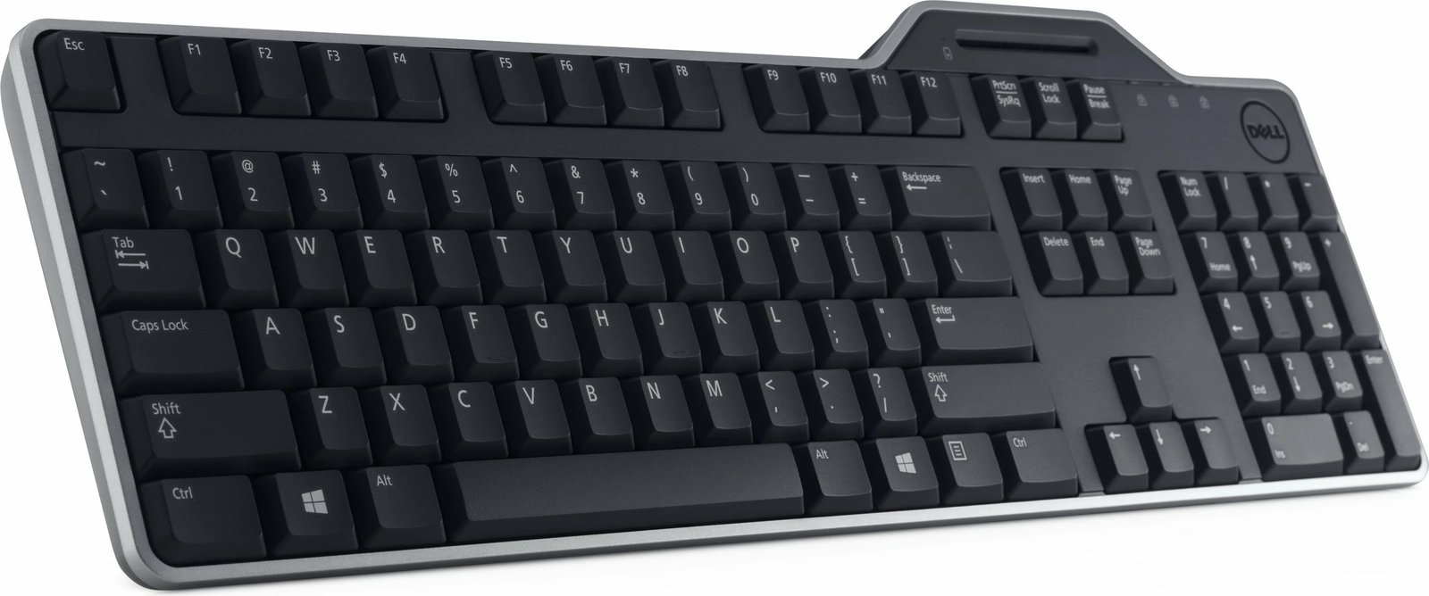 Tastierë DELL KB813, USB, smartcard, e zezë