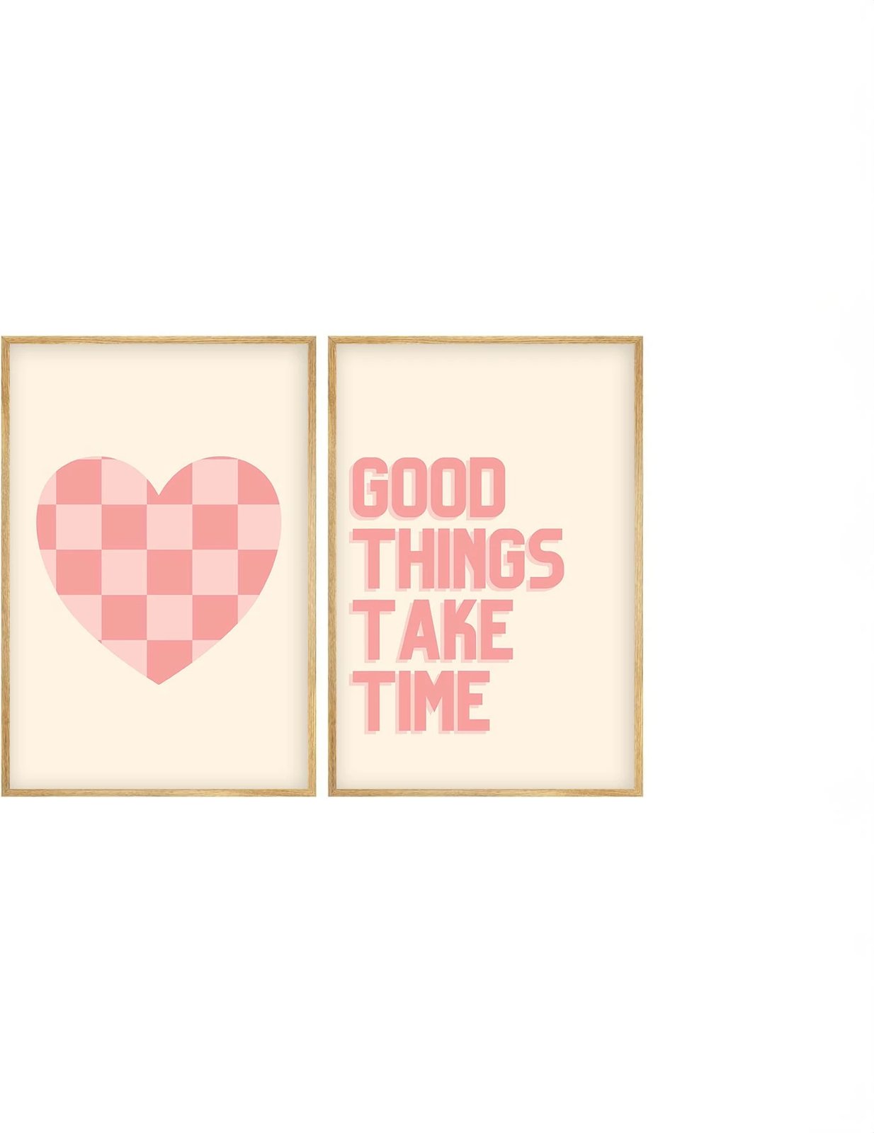 Pikturë dekorative me kornizë, 2 copë, Wallity Huhu285, 50x70cm