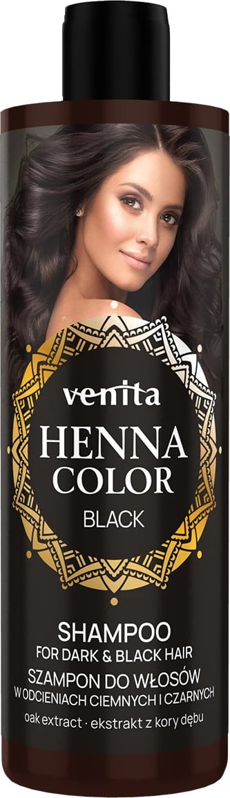 Shampon për femra Venita Henna Color Black 300ml Shampon për femra Venita Henna Color Black 300ml