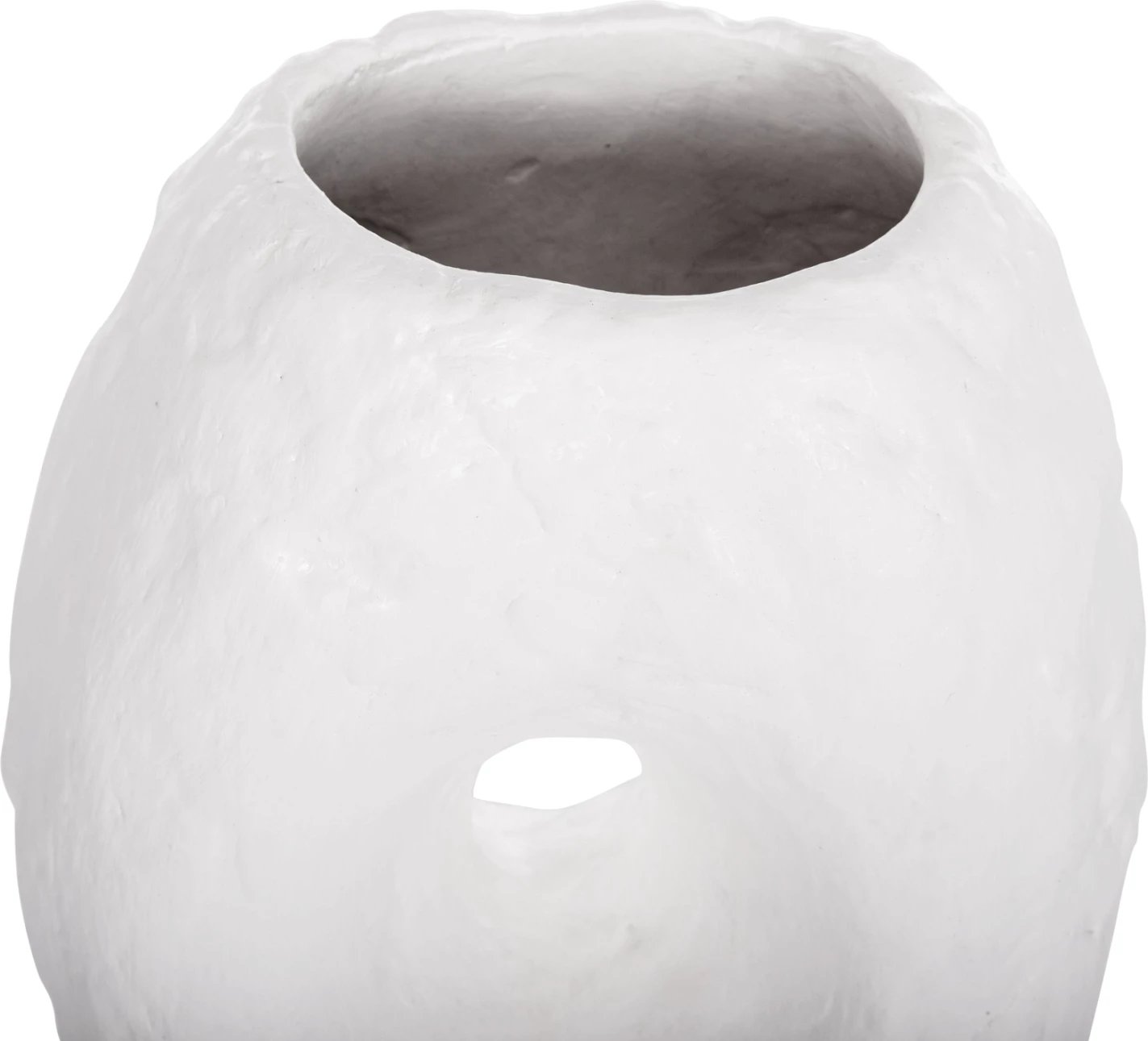 Vazo dekorative tavoline NAMENTIS, terrakotë, e bardhë, FH4673.02S, 22x13x28cm