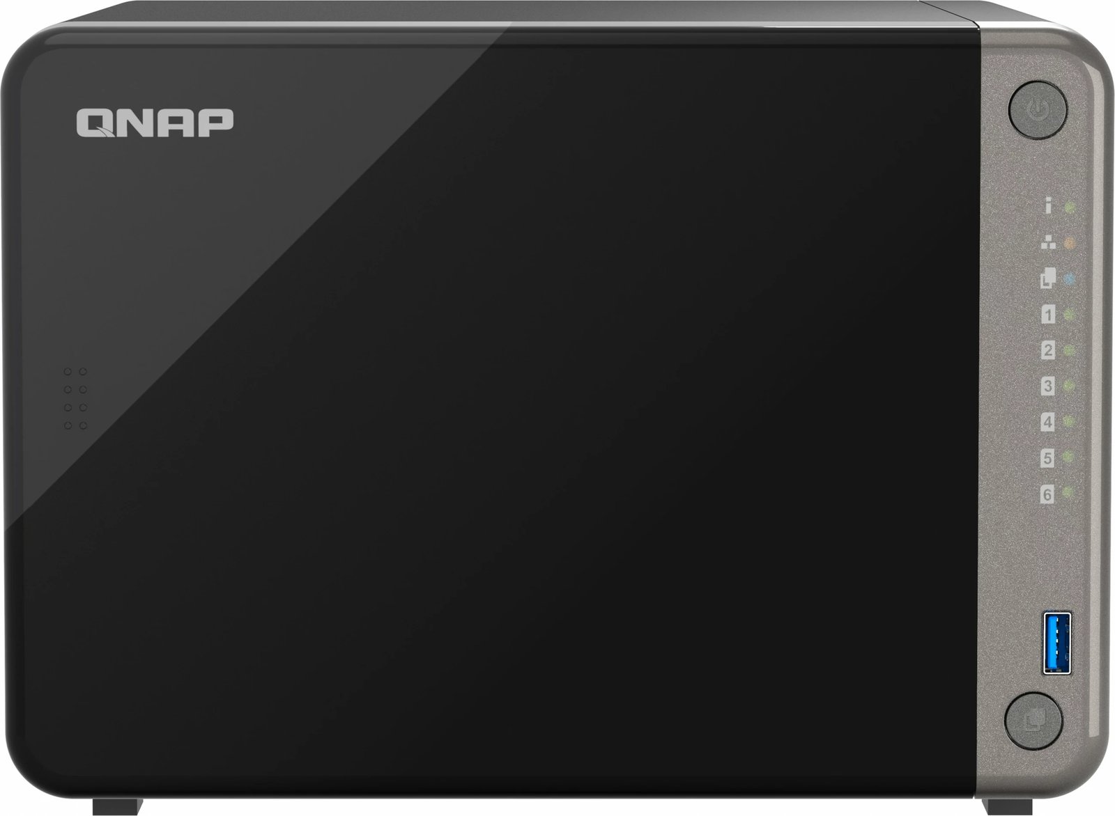 NAS QNAP TS-AI642-8G, 4 slote, 8GB RAM, e zezë