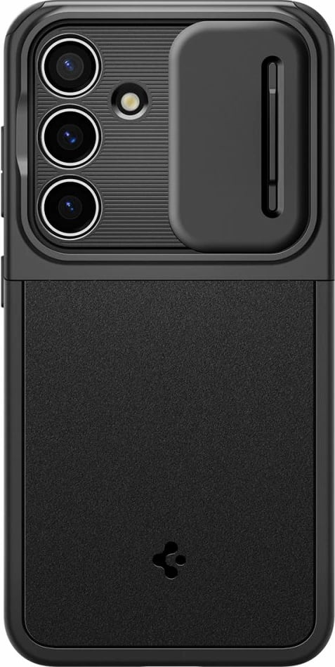 Mbështjellës Spigen Optik Armor për Samsung Galaxy S24, i zi