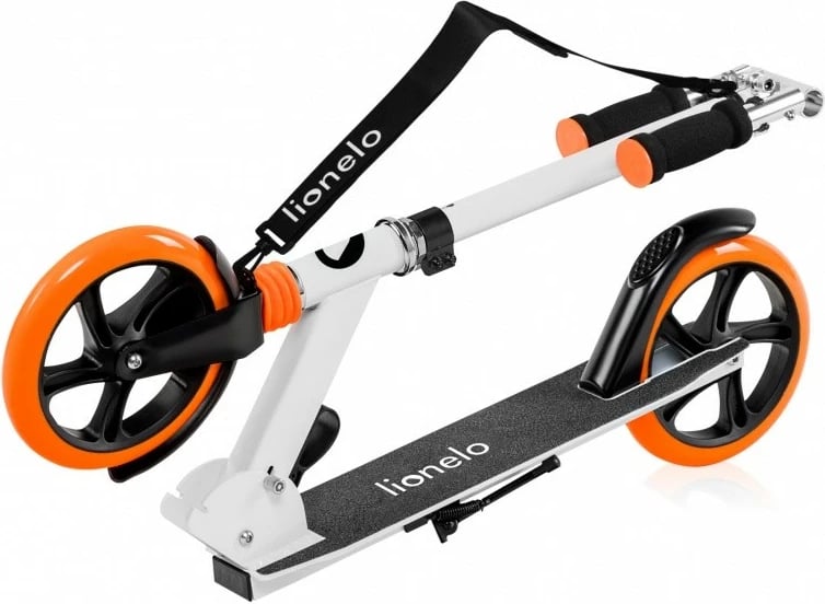 Trotinet Lionelo Luca 51334, për fëmijë dhe të rritur, Bardhë/Portokalli