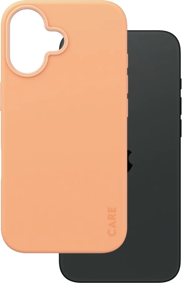 Mbështjellës PanzerGlass CARE Case Fashion Peachy MagSAFE për iPhone 16, rozë