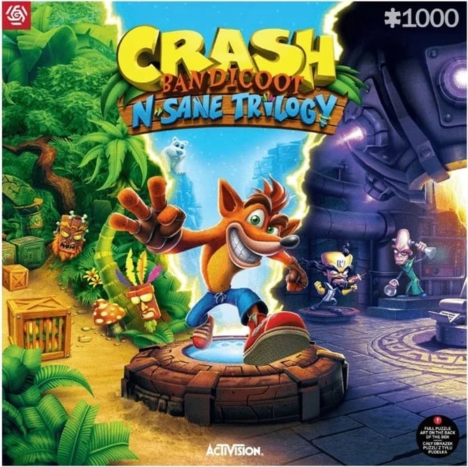 Puzzle lojërash Cenega Publishing Crash Bandicoot N. Sane Trilogy, 1000 copë, Shumëngjyrësh