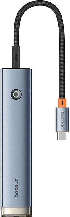 HUB USB-C 5-në-1, Baseus, UltraJoy BS-OH165, HDMI 4K@60Hz, USB3.0x2, PD 100W, RJ45 1Gbps, gri