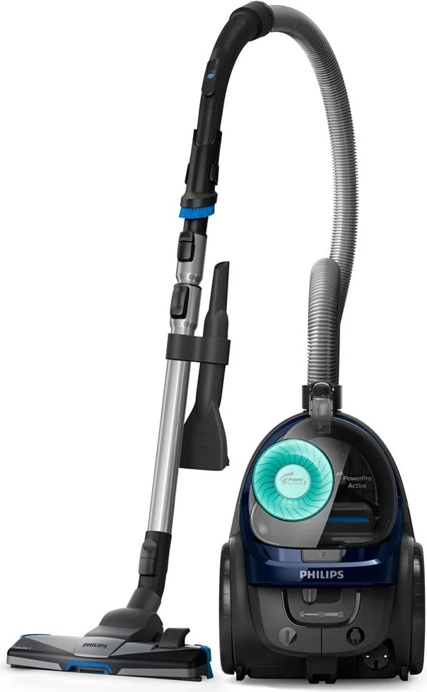 Fshesë elektrike cilindrike Philips FC9556/09, pa qese, 1.5L, Blu