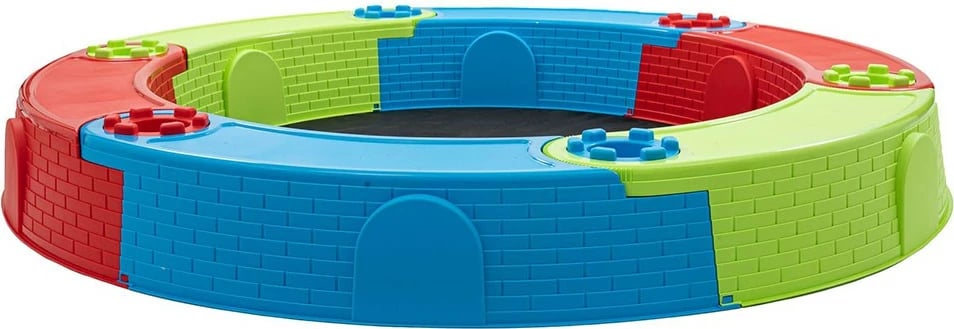 Kuti rëre palosëse, NEW BABY CASTLE 170 cm, plastike, 6 module, shumëngjyrëshe