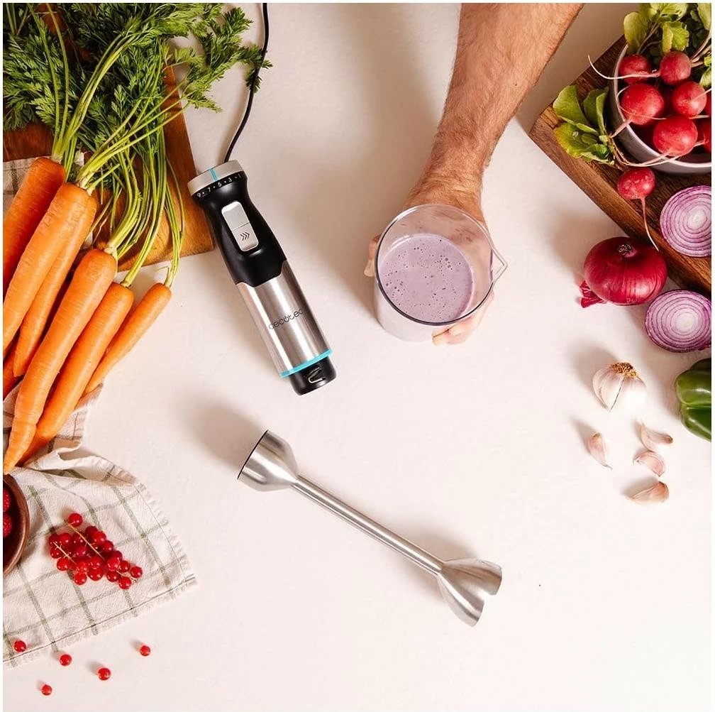 Blender dore Cecotec Power Pulsar Cream&Crush, 2300W, 9 shpejtësi, i zi