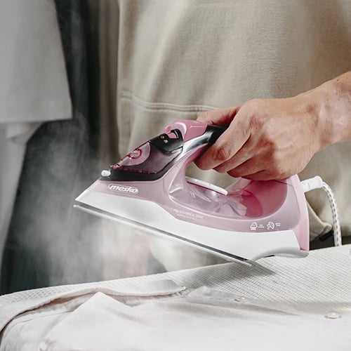 Hekur, Adler MS 5028, 2600 W, shollë qeramike, shpërndarje avulli 60 g/min, rozë