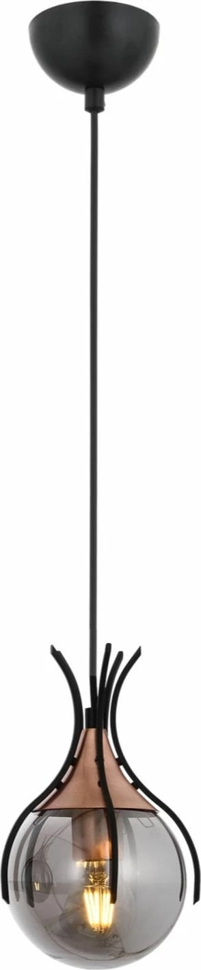 Llambë tavani industriale Opviq, e zezë/bronzi, AV-1766-1BSY Llambë tavani industriale Opviq, e zezë/bronzi, AV-1766-1BSY