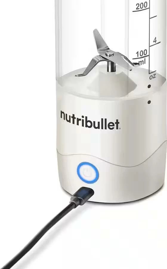 Blender portabël, NutriBullet, NBP003W, 2000mAh, 475ml, i bardhë