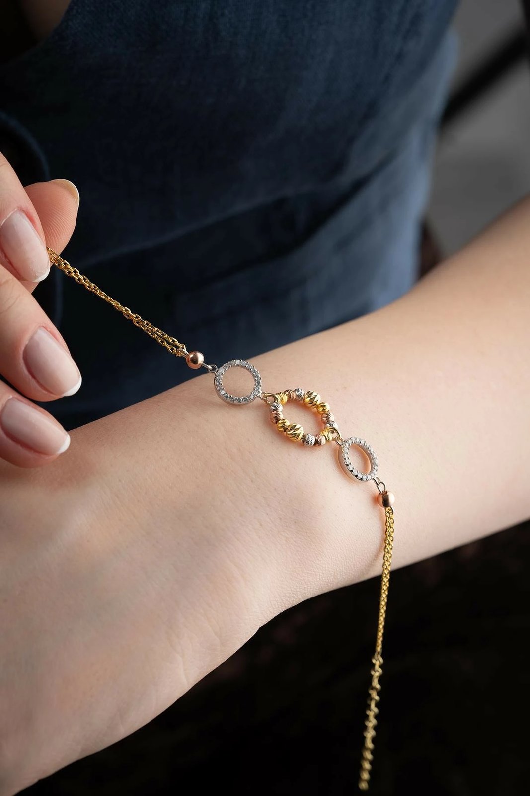 Byzylyk argjendi Jumeon, ngjyrë ari dhe argjendi, NRZ999442