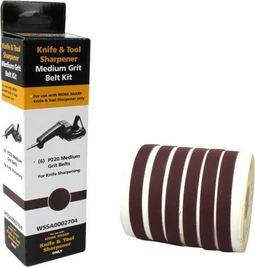 Set rripa zëvendësues për mprehës, WORK SHARP, 09DX012, P220, 6 copë, bronzi