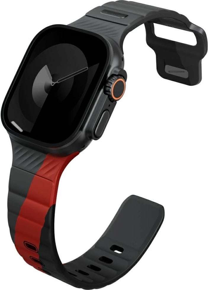 Rrip gome për Apple Watch UNIQ Stride De Rubber, 44/45/46/49 mm, Gri