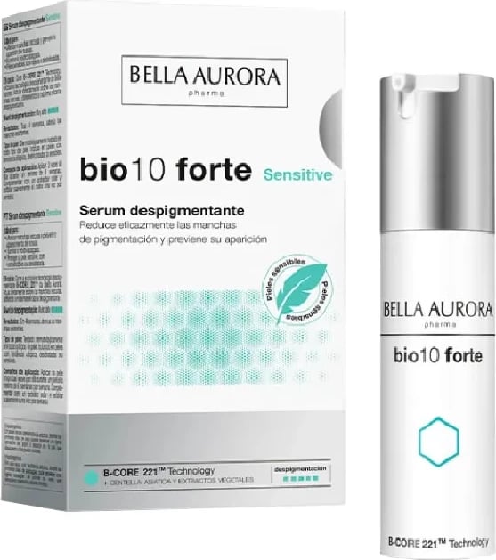 Serum depigmentues uniseks Bella Aurora Bio10 Forte Sensitive 30ml