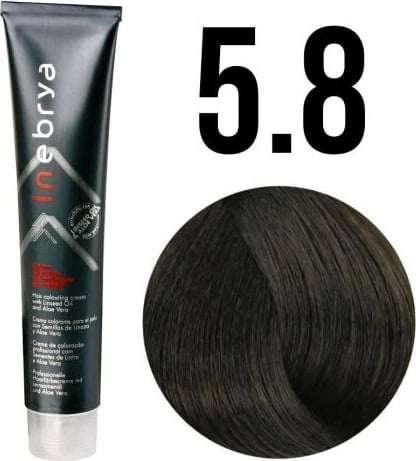 Ngjyrë për flokë Inebrya 5/8 Geshtenjë e Hapur Mat, 100ml
