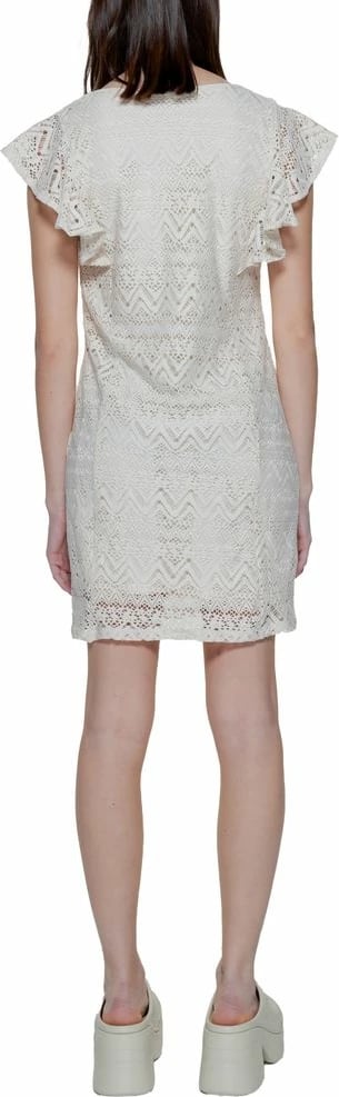 Fustan midi Vero Moda, femra, bezhë