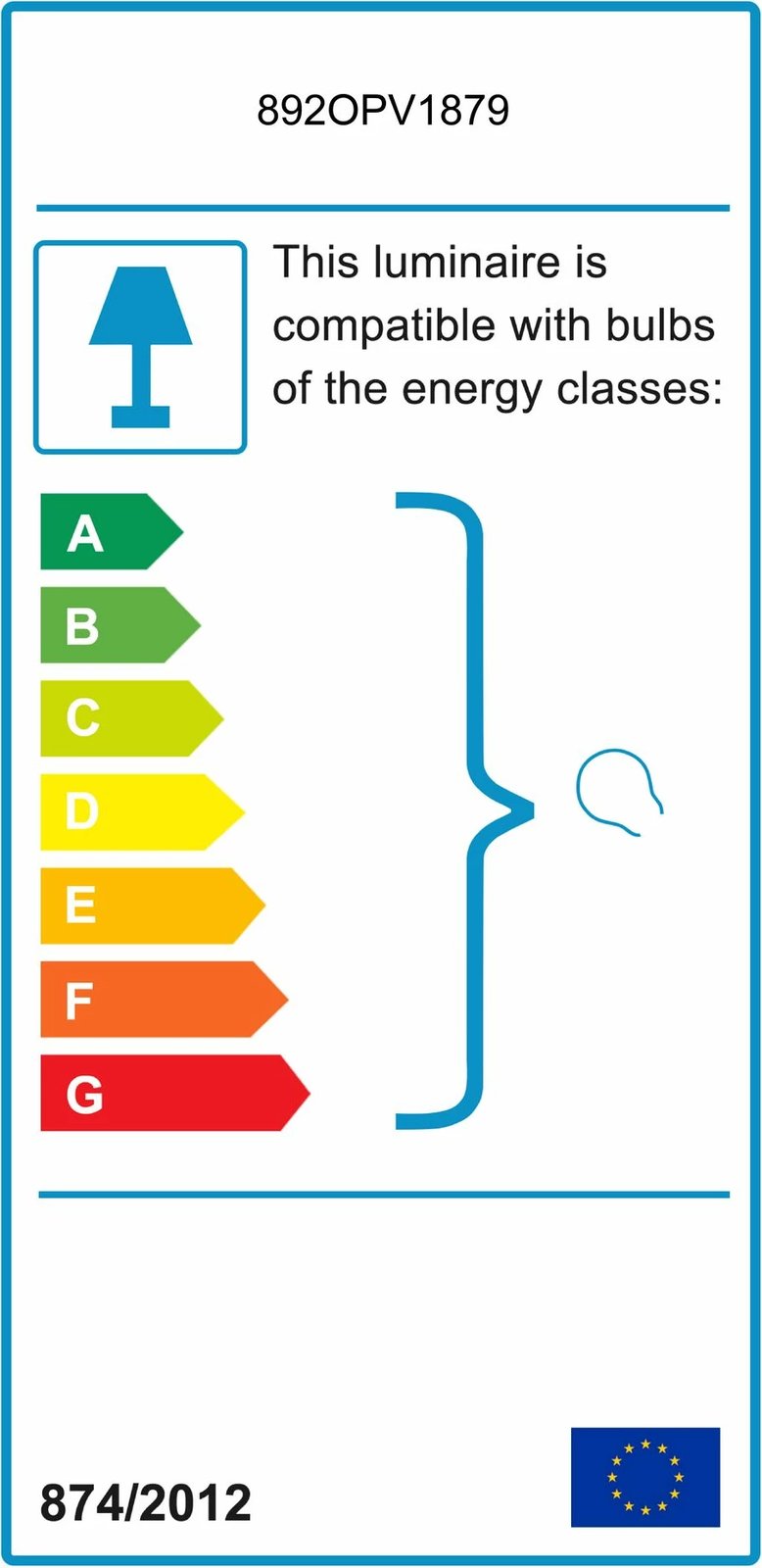 Llambë tavani Opviq, fume, 033