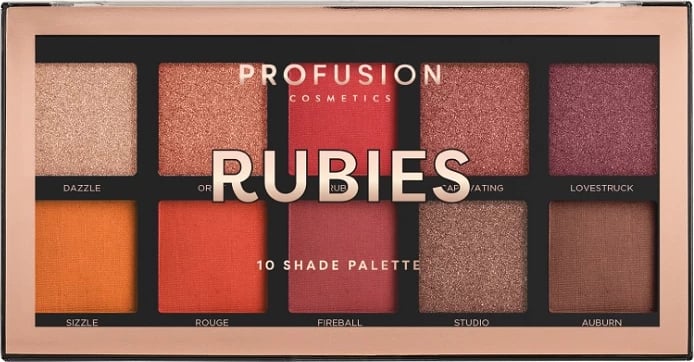Paletë për sy Profusion Rubies për femra, 1 paletë