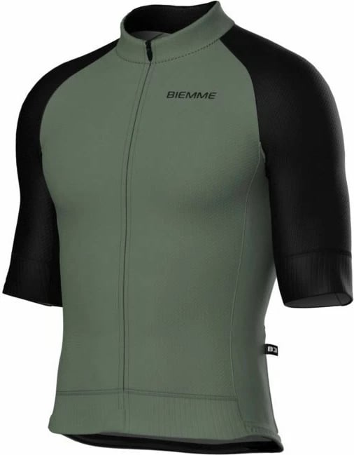 Maicë çiklizmi Biemme për meshkuj, e gjelbër dhe e zezë