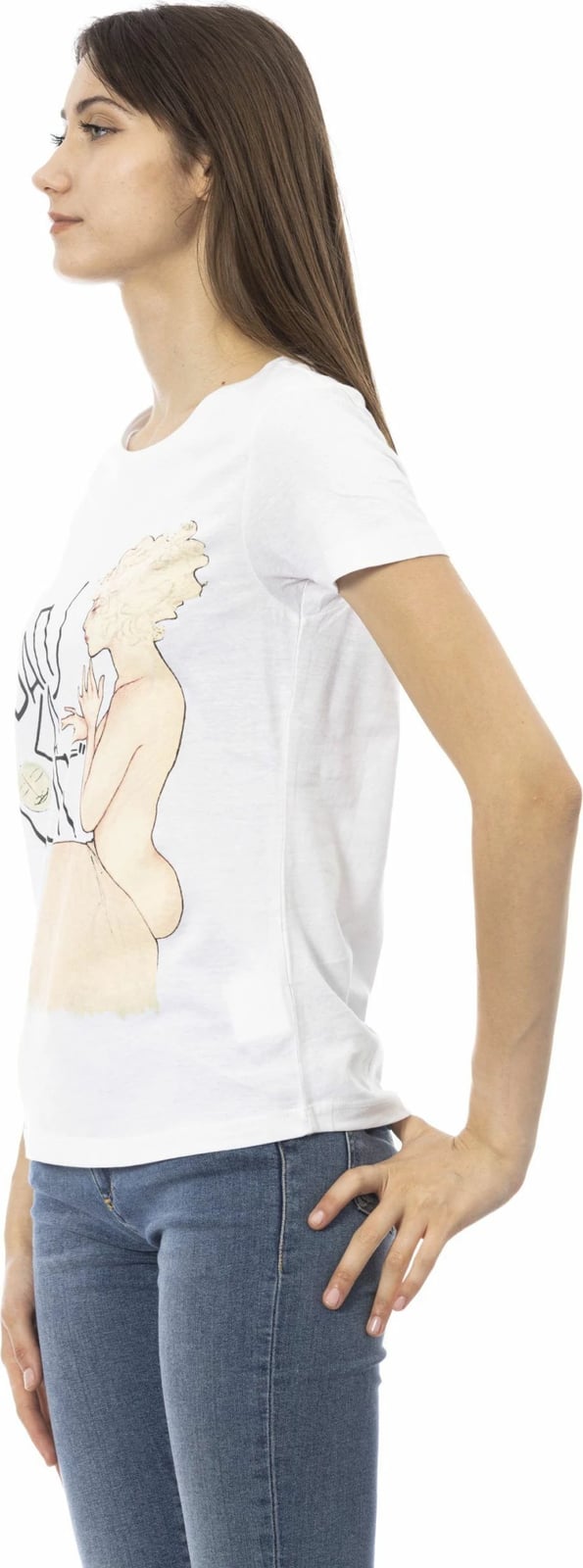 Maicë për femra Trussardi Action, e bardhë