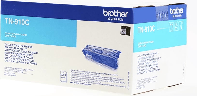 Toner, Brother, TN-910C, rendiment 9000 faqe, standard, cian