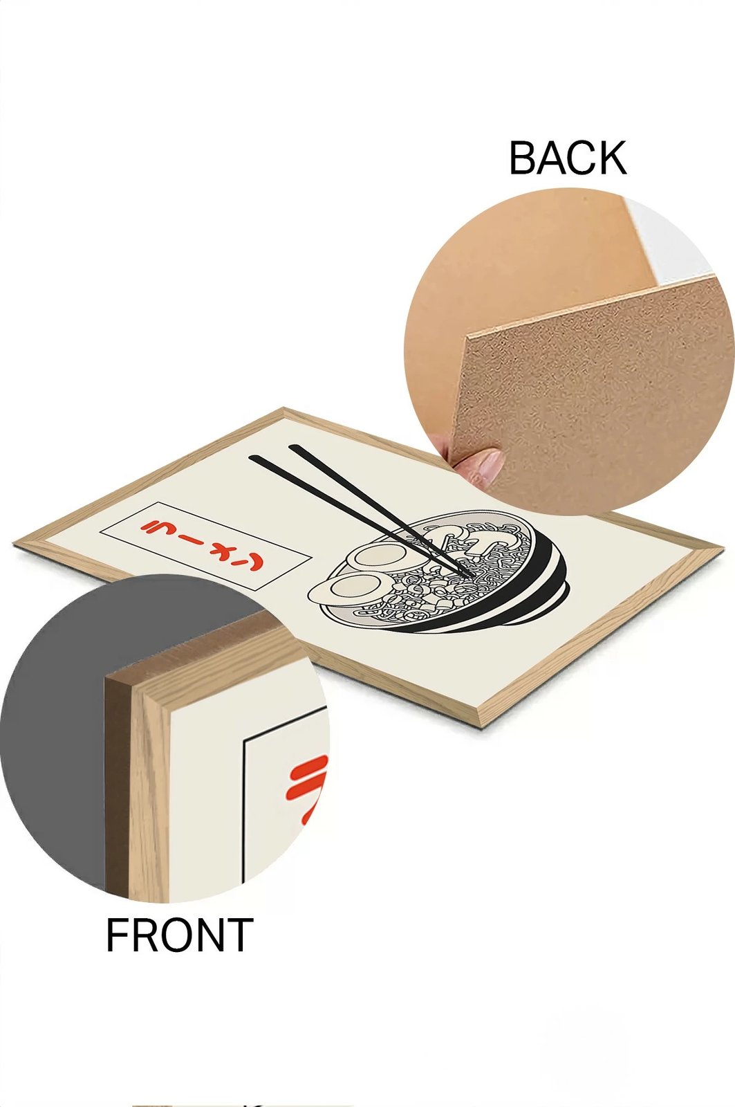 Pikturë dekorative për mur, multikolor, Tekhammdf115, 33x48cm