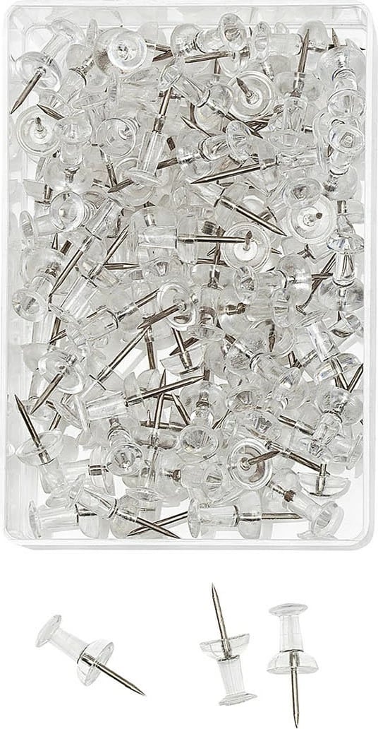 Kunja transparente WEDO 54 249, 100 copë, 10x23mm