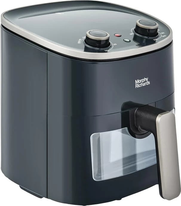Fritezë pa yndyrë Morphy Richards 480007, me dritare shikimi, e zezë