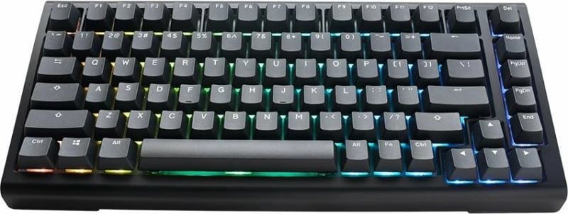 Tastierë gaming Ducky Tinker 75, e zezë