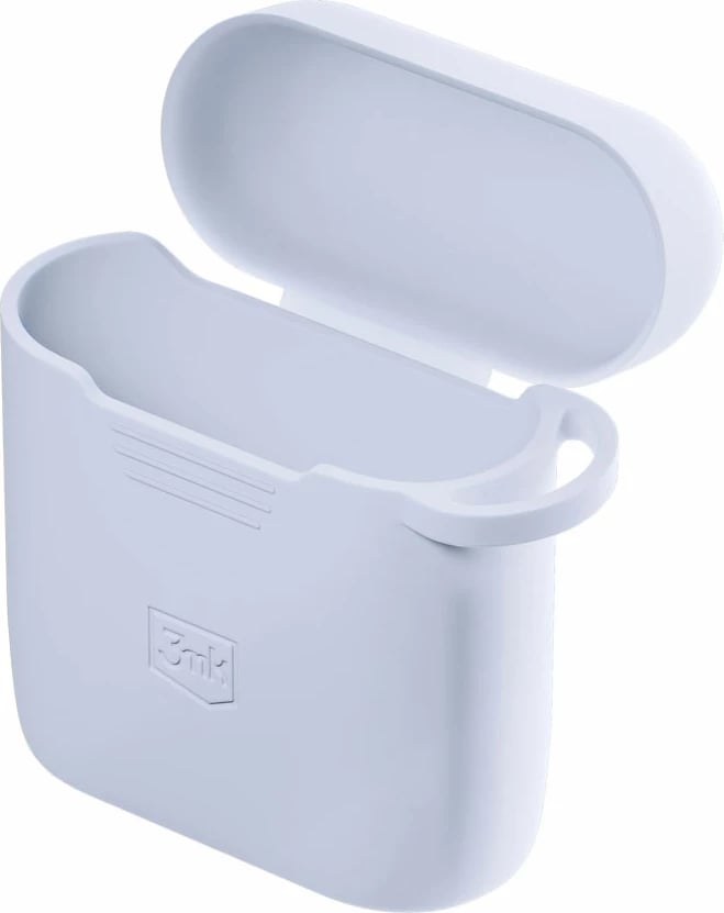 Mbështjellës silikoni për kufje 3mk Protection, për Apple AirPods 2, i bardhë