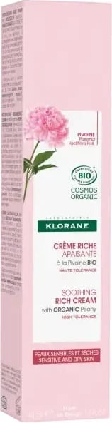 Krem i pasur për fytyrë Klorane Peony unisex 40ml