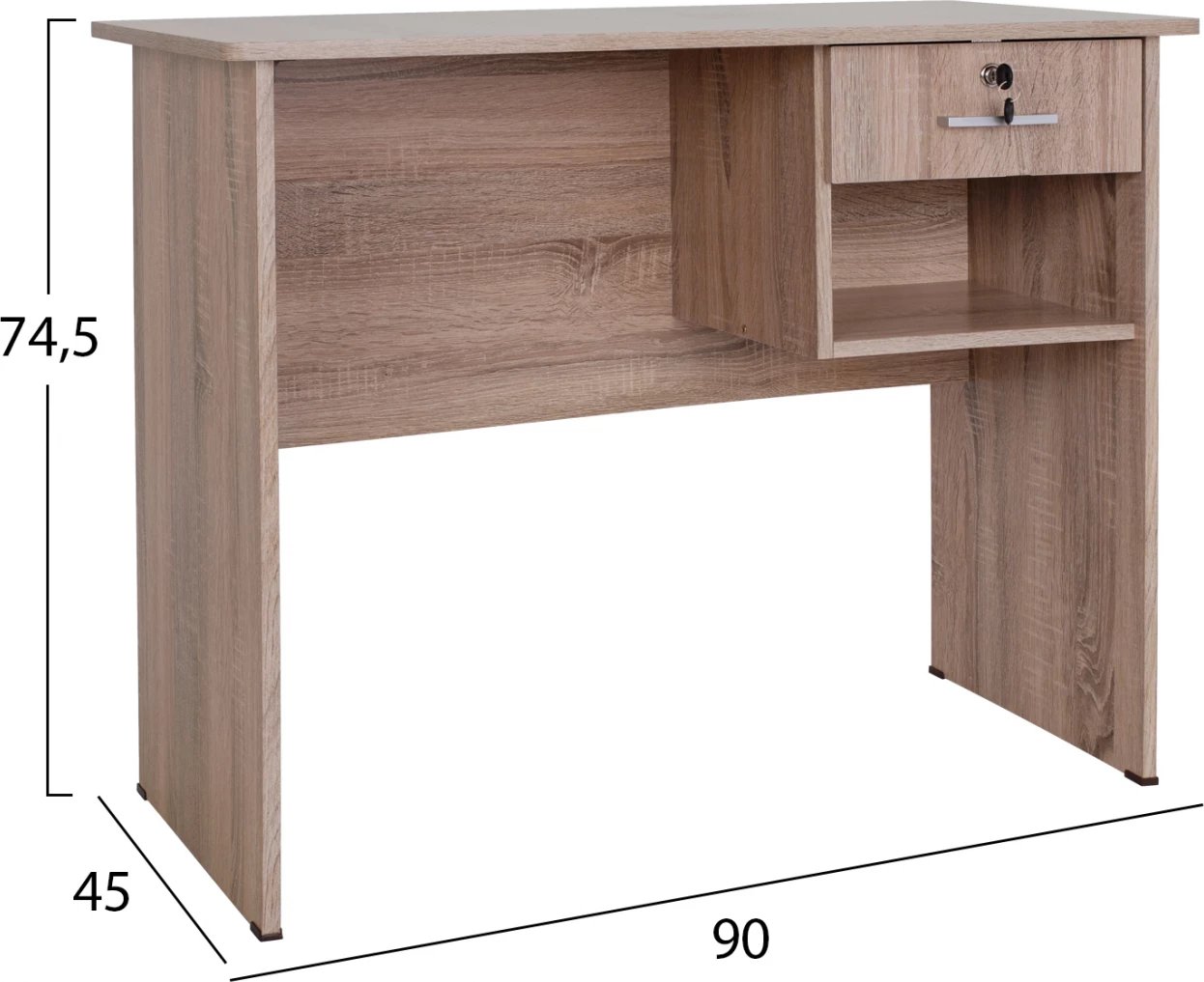 Zyrë melamine me sirtar FH2283.02 ngjyrë sonama 90x45x74.5