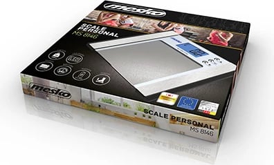 Peshore banjoje analizuese, Adler MS 8146, 180 kg, ekran LCD, xhami i kalitur