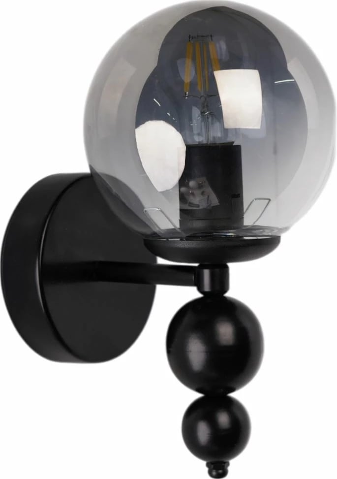 Llambë muri Opviq, 9054-1A, gri dhe e zezë Llambë muri Opviq, 9054-1A, gri dhe e zezë