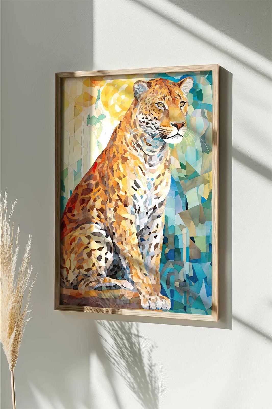 Pikturë dekorative me kornizë, shumëngjyrëshe, Wallity, Mscartmdl28