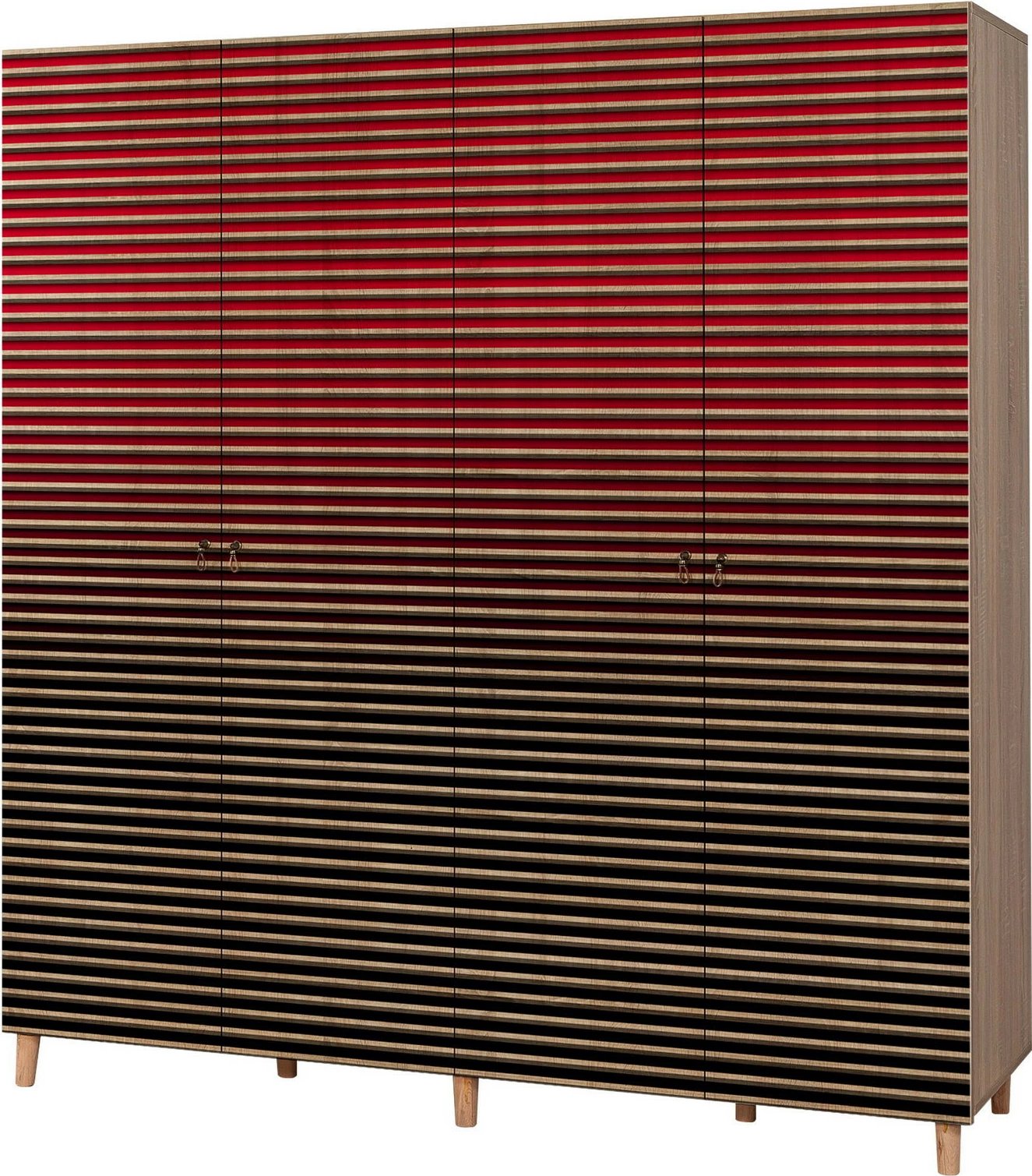 Dollap Hanah Home, İmaj - 221, ngjyrë sonoma oak, dizajn modern ombre