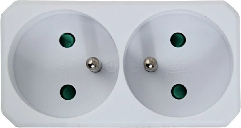 Shpërndarës elektrik Esperanza ELK305W, 2 dalje, i bardhë