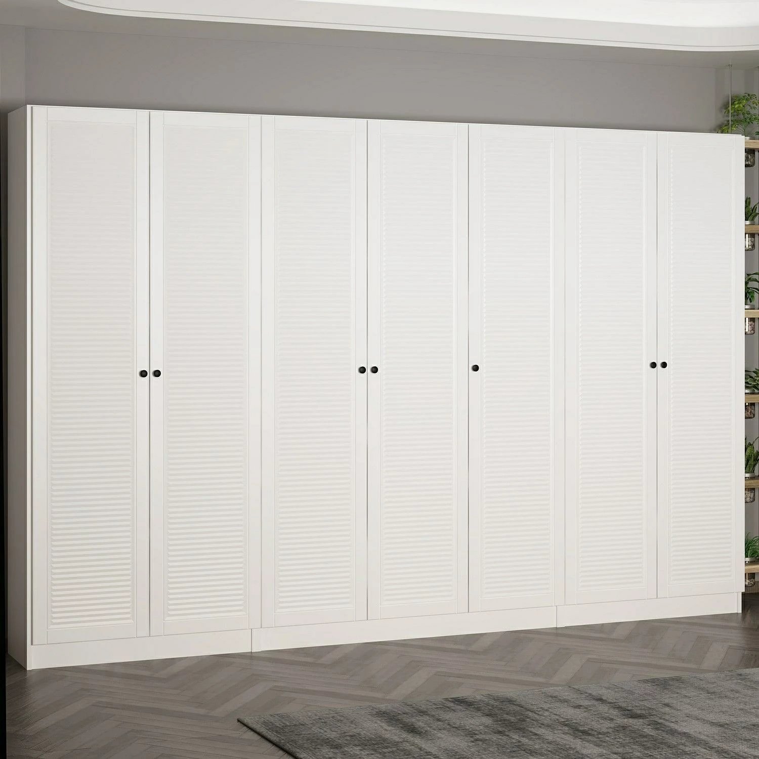 Stendë korridori Skye Decor, Noah, e bardhë, 315x210x35cm