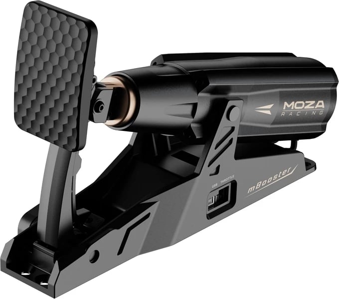 Pedal aktiv universal Moza Racing mBooster RS076 për sim racing, për PC, zi
