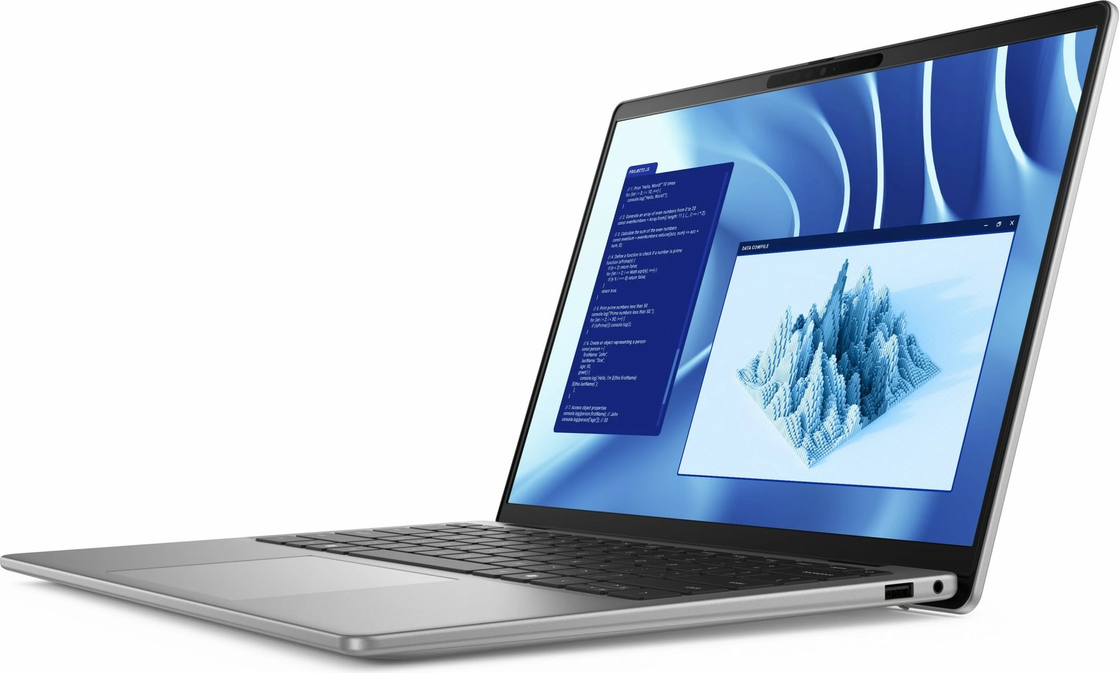 Laptop DELL Latitude 7455, Qualcomm Snapdragon, 3.4 GHz, 32 GB RAM, 1 TB, 14", 2560 x 1600, Gri