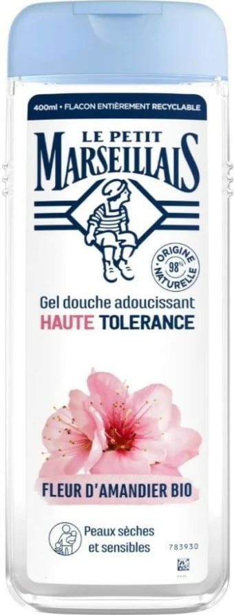 Xhel dushi Le Petit Marseillais Gentle High Tolerance me lule bajame organike 400ml