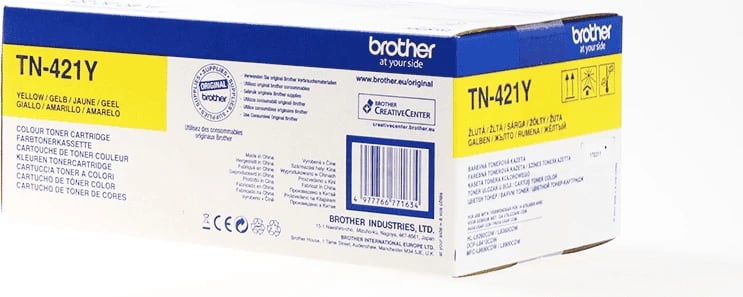 Toner, Brother, TN-421Y, 1800 faqe, standard, e verdhë