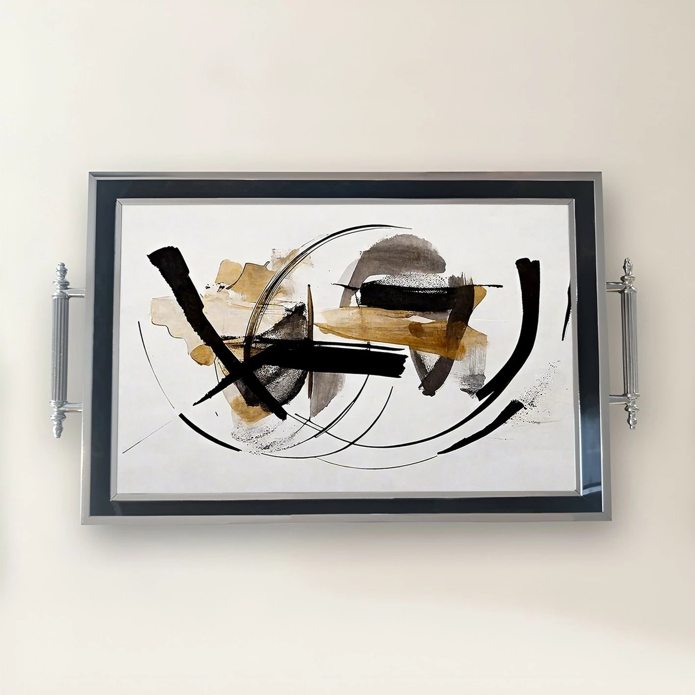 Tabaka xhami, dizajn abstrakt, shumëngjyrëshe, TPG9836 Tabaka xhami, dizajn abstrakt, shumëngjyrëshe, TPG9836